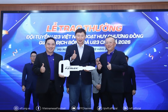Đội tuyển U23 Việt Nam nhận thưởng lớn sau thành tích ấn tượng tại giải U23 châu Á