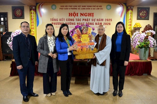 Lãnh đạo MTTQ TP Hà Nội thăm, chúc Tết các cơ sở tôn giáo