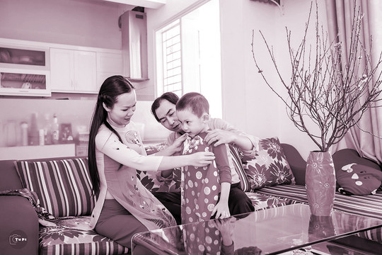 Cùng con đón Tết nhàn tênh