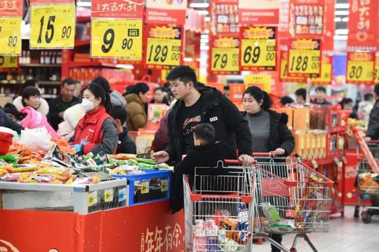 Trung Quốc triển khai chương trình kích cầu tiêu dùng 9 ngày dịp Tết Nguyên đán 2026