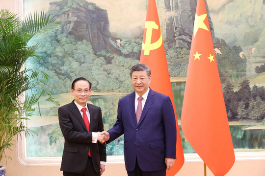 Đặc phái viên của Tổng Bí thư Tô Lâm hội kiến Tổng Bí thư, Chủ tịch Trung Quốc