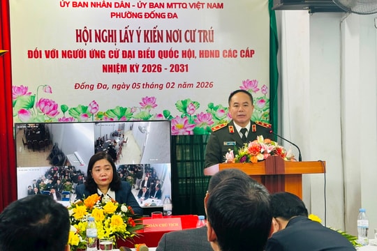 Phường Đống Đa: 100% cử tri tín nhiệm giới thiệu ứng cử viên đại biểu Quốc hội, đại biểu HĐND các cấp