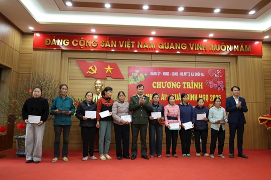 Suối Hai lan tỏa nghĩa tình trong chương trình “Tết nhân ái - xuân Bính Ngọ 2026”