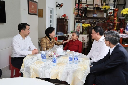 Phó Thủ tướng Phạm Thị Thanh Trà thăm, tặng quà Tết gia đình chính sách, công nhân khó khăn tại Đồng Tháp