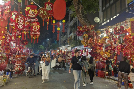 Rộn ràng Chợ hoa Xuân Phố cổ 2026 