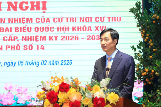 Phường Hai Bà Trưng: 100% cử tri nơi cư trú nhất trí giới thiệu đồng chí Nguyễn Duy Ngọc ứng cử đại biểu Quốc hội khóa XVI