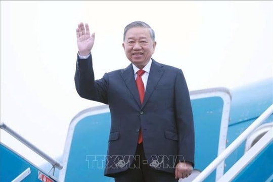 Tổng Bí thư Tô Lâm lên đường thăm cấp Nhà nước tới Lào