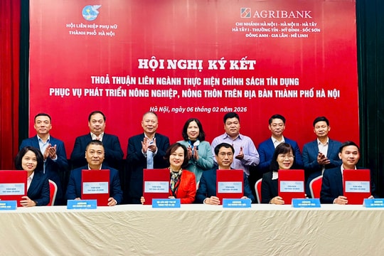 Hội Phụ nữ Hà Nội phối hợp Agribank, dư nợ cho vay đạt hơn 610 tỷ đồng