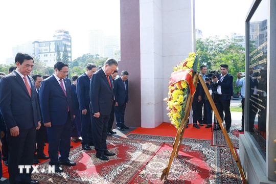 Tổng Bí thư Tô Lâm đặt vòng hoa tại Đài Độc lập, Đài tưởng niệm cố Quốc vương Norodom Sihanouk, Đài Hữu nghị Campuchia-Việt Nam