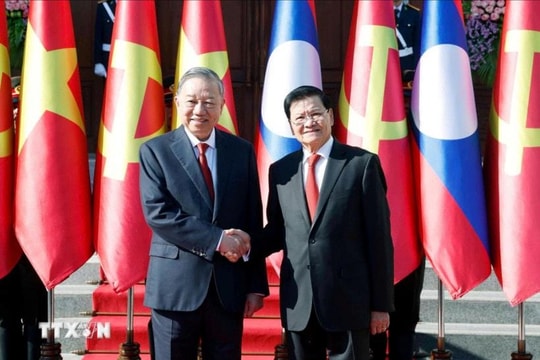 Chiêu đãi trọng thể chào mừng Tổng Bí thư Tô Lâm cùng Đoàn đại biểu cấp cao Việt Nam