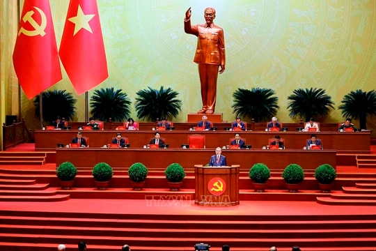 Phụ lục 5 về Tổng kết công tác xây dựng Đảng nhiệm kỳ Đại hội XIII và phương hướng, nhiệm vụ, giải pháp công tác xây dựng Đảng nhiệm kỳ Đại hội XIV