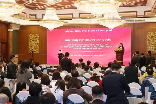 Tập huấn toàn quốc về tuyên truyền bầu cử đại biểu Quốc hội khóa XVI và HĐND các cấp