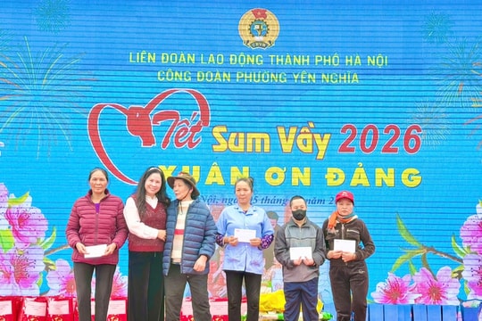 Yên Nghĩa tổ chức chương trình “Xuân Đoàn Viên - Kết Yêu Thương 2026” chăm lo an sinh dịp Tết