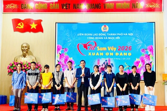 Xã Ngọc Hồi lan tỏa nghĩa tình từ chương trình “Tết Sum vầy - Xuân ơn Đảng” 2026