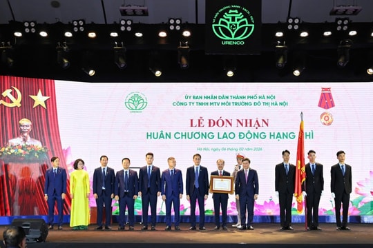 URENCO đón nhận Huân chương Lao động hạng Nhì và kỷ niệm 65 năm thành lập