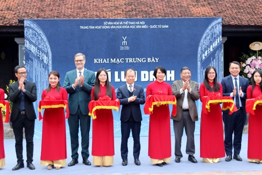 Khai mạc trưng bày “Sử đá lưu danh” tại Di tích Quốc gia đặc biệt Văn Miếu - Quốc Tử Giám