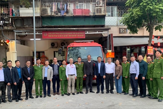 Ra mắt cơ sở chữa cháy và cứu nạn, cứu hộ tại phường Bạch Mai