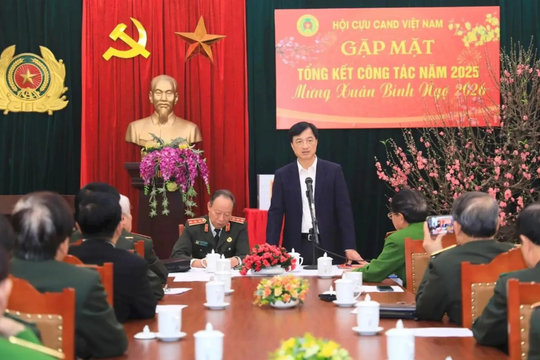Bí thư Thành ủy Hà Nội mong muốn Hội Cựu Công an Nhân dân Việt Nam tiếp tục đồng hành xây dựng Thủ đô