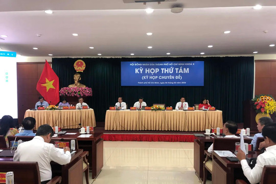 Kỳ họp thứ 8 HĐND TP Hồ Chí Minh khóa X: quyết định đầu tư nhiều công trình giao thông trọng điểm