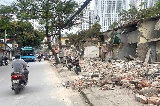 Phường Vĩnh Tuy dồn tổng lực GPMB dự án đường Lĩnh Nam, phấn đấu về đích trong quý II/2026