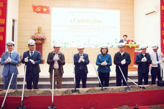 Hưng Đạo đầu tư hơn 106 tỷ đồng xây dựng Trường THCS Tân Hòa