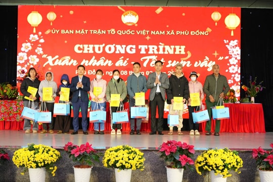 Ấm áp chương trình “Xuân nhân ái - Tết sum vầy” năm 2026 tại xã Phù Đổng