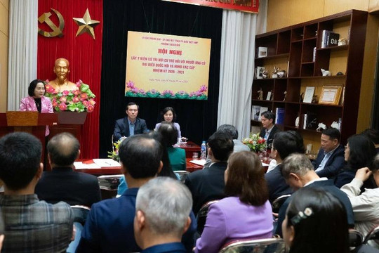 Cử tri nơi cư trú nhất trí giới thiệu bà Nguyễn Thị Thanh, bà Trần Lan Phương ứng cử đại biểu Quốc hội khóa XVI
