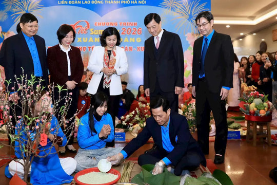 Bí thư Thành ủy Nguyễn Duy Ngọc tham dự Tết Sum vầy cùng công nhân, viên chức, người lao động Thủ đô