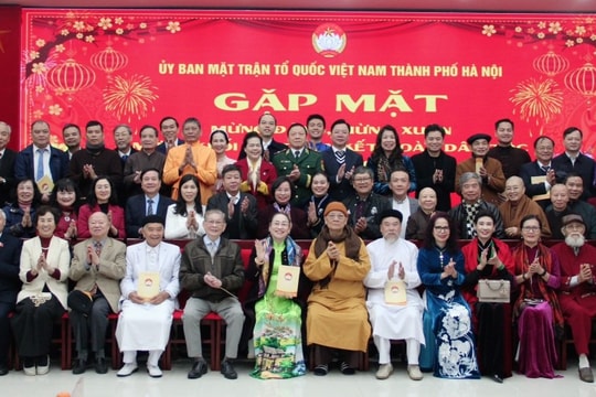 Mặt trận TP Hà Nội gặp mặt khối đại đoàn kết dân tộc Xuân Bính Ngọ