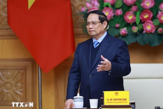 Thủ tướng Phạm Minh Chính làm việc với Đoàn doanh nghiệp Nhật Bản