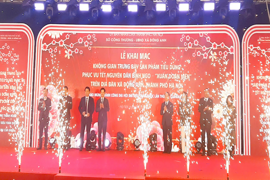 Kết nối tiêu dùng Tết, lan tỏa giá trị làng nghề Thủ đô tại xã Đông Anh