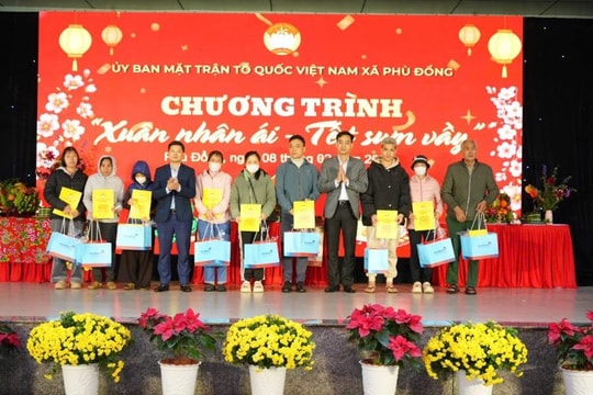 Xã Phù Đổng ấm áp chương trình “Xuân nhân ái - Tết sum vầy” năm 2026