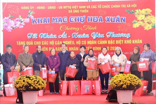 Ứng Thiên lan tỏa yêu thương với “Tết nhân ái - xuân yêu thương”