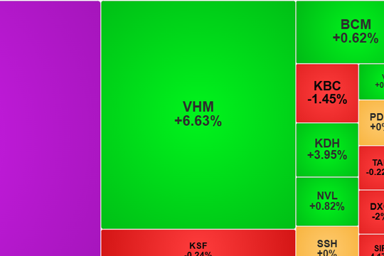 VN-Index thoát giảm mạnh nhờ nhóm cổ phiếu Vin