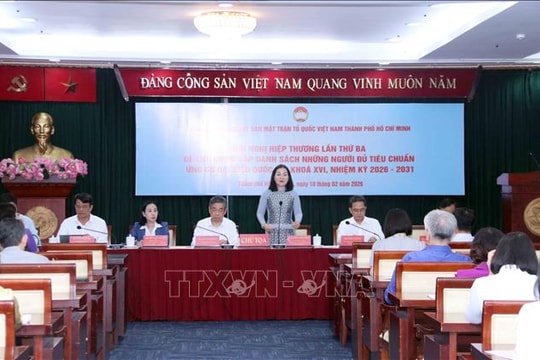 TP Hồ Chí Minh: Hiệp thương lần ba danh sách ứng cử đại biểu Quốc hội khóa XVI
