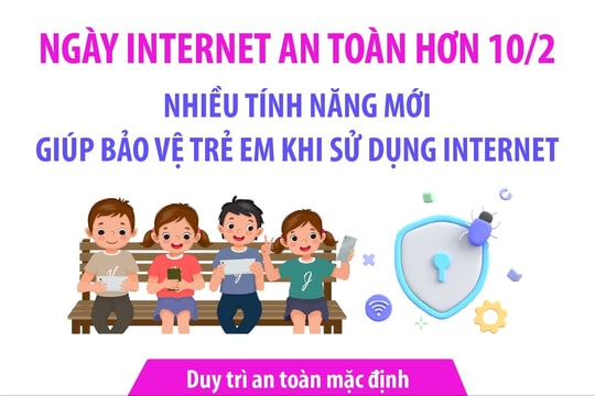 Nhiều tính năng mới giúp bảo vệ trẻ em khi sử dụng Internet