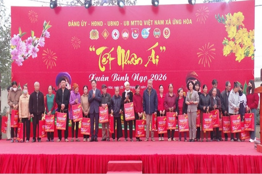 Chăm lo, hỗ trợ Nhân dân đón Tết Nguyên đán Bính Ngọ 2026 vui tươi, an toàn, tiết kiệm