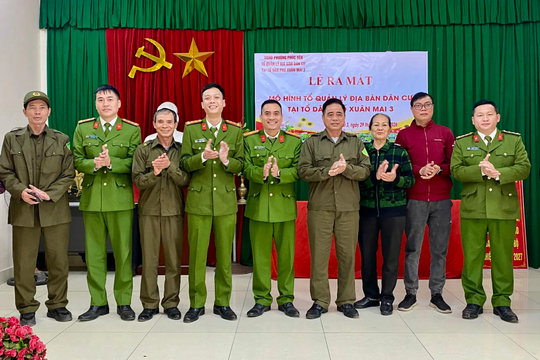 Phường Phúc Yên: ra mắt Tổ quản lý địa bàn dân cư tại 54 tổ dân phố