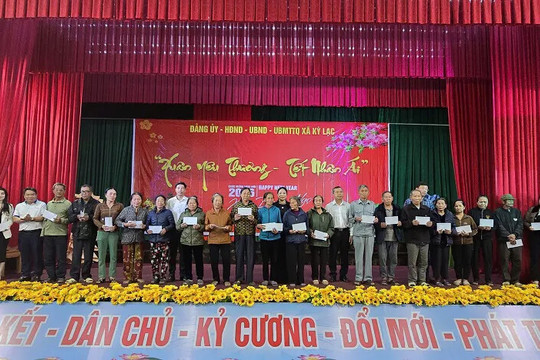 Hà Tĩnh: lan tỏa nghĩa tình “Xuân yêu thương – Tết nhân ái”