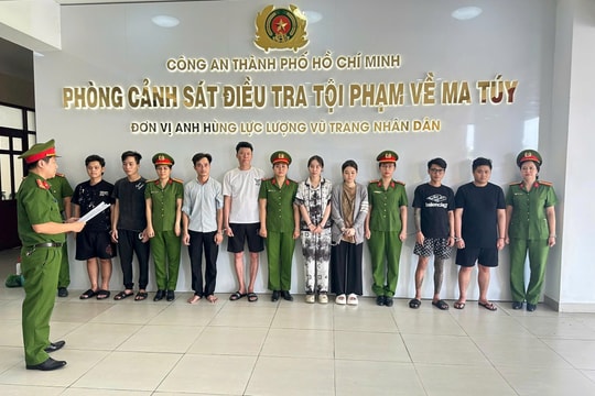 Công an TP Hồ Chí Minh triệt phá đường dây ma túy liên tỉnh