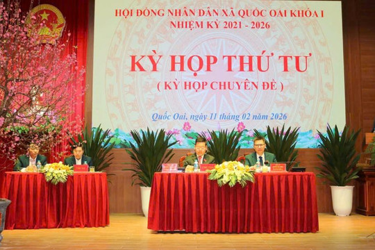 HĐND xã Quốc Oai tổ chức Kỳ họp thứ tư: Kiện toàn bộ máy chính quyền cơ sở