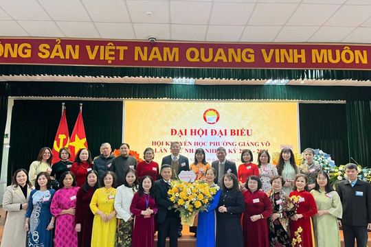 Phường Giảng Võ: Tổ chức thành công đại hội đại biểu các tổ chức Hội quần chúng