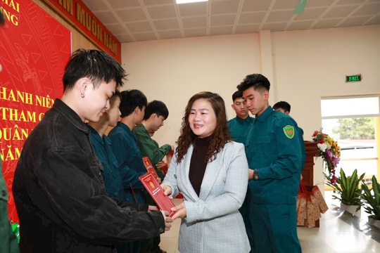 Phường Tương Mai: Gửi trọn niềm tin tới thanh niên lên đường nhập ngũ năm 2026