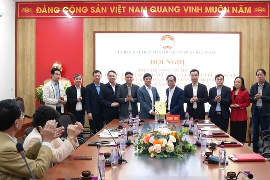 Xã Bát Tràng hiệp thương chọn 39 người đủ tiêu chuẩn ứng cử đại biểu HĐND xã khoá XXII