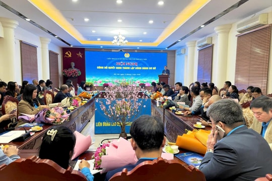 Hà Nội thành lập 35 công đoàn cơ sở với hơn 6.500 đoàn viên