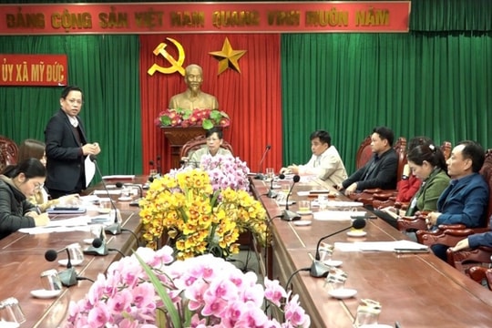 Ủy ban MTTQ Việt Nam xã Mỹ Đức tổ chức Hội nghị hiệp thương lần thứ ba