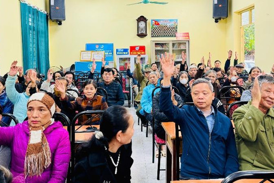 Xã Nam Phù hoàn thành lấy ý kiến cử tri nơi cư trú đối với 55 ứng cử viên đại biểu HĐND các cấp