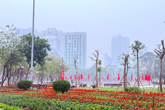Cầu Giấy: Thêm một công viên được chỉnh trang phục vụ nhân dân vui xuân