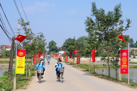 Rực rỡ sắc xuân trên phố phường Hà Nội