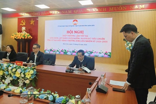 Phường Kim Liên lập danh sách 45 ứng cử viên HĐND nhiệm kỳ 2026 - 2031